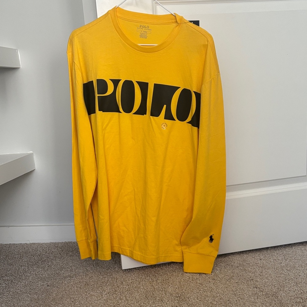 Polo by Ralph Lauren Bright Yellow Shirt with Black Logo